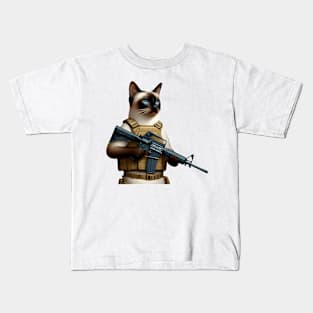 Tactical Cat Kids T-Shirt